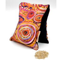Better World Aboriginal Art Wheat Bag - Water Dreaming