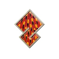 Allegria Handmade Brooch - Echidna Spines [Shape: Double Diamond]