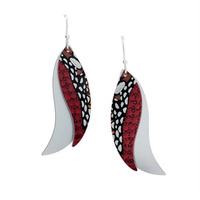 Handmade 2pce Aluminium Earrings - Butterfly