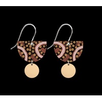 Moe Moe Design Silver Alloy Chalice Drop Earrings - Country