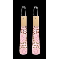 Moe Moe Design Silver Alloy Hoop Earrings - Ceremony Beacon 