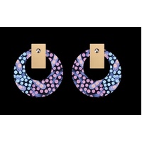 Moe Moe Design Silver Alloy Tear Drop Earrings - Dreamtime