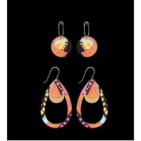 Moe Moe Design Silver Alloy Duo Favourites Pack Earrings - Two Dogs Dreaming