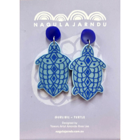 Nagula Jarndu Acrylic Earrings - Gurlibil (Turtle)