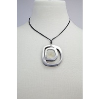 Sabelle Pendant - Riverstone Rings Grey