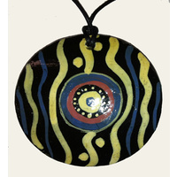 Tobwabba Aboriginal Art Pendant - Campsites