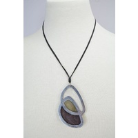 Sabelle Pendant - Riverstones Grey