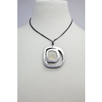 Sabelle Pendant - Riverstone Rings Grey