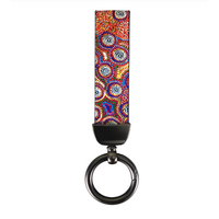 Utopia Aboriginal Art Boxed Keyring - Atwakeye (Bush Orange)