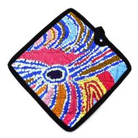 Better World Aboriginal Art Cotton Pot Holder - Dogwood Tree Dreaming