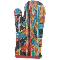 Jijaka Aboriginal Art Oven Glove - Bark