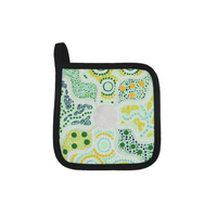 Nanda Girl Aboriginal Art Pot Holder - Spring In The Murchison
