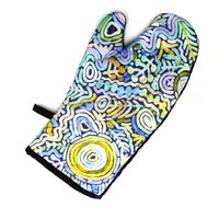 Better World Aboriginal Art Cotton Oven Mit - Ngarrindjeri Country
