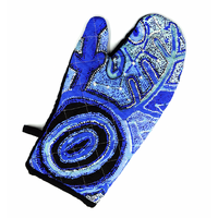 Better World Aboriginal Art Cotton Oven Mit - Pikilyi