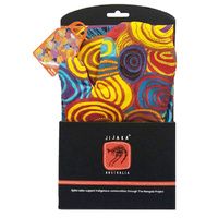 Jijaka Aboriginal Art Apron and Oven Mit Set - Firestones
