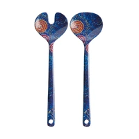 Warlukurlangu Aboriginal Art Melamine Salad Servers - Seven Sisters Dreaming