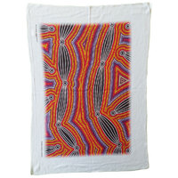 Hogarth Aboriginal Art Microfibre TeaTowel - Neurum Creek