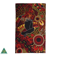 Justin Butler Aboriginal Art Australia Made Teatowel - Nartji Papipi