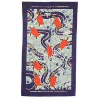 Kamilaroi Rarities Aboriginal Art design Teatowel - Gali Waraba (Blue)