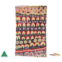 Yarliyil Aboriginal Art Australia Made Teatowel- Desert Sand Dunes by Maggie Long