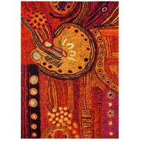 Better World Aboriginal Art Digital Print Cotton Teatowel - Two Sisters (2)