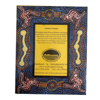 Whitton Designs Aboriginal Art Magnetic Photo Frame (18cm x 14.5cm) - Kangaroo