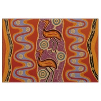 Tobwabba Aboriginal Art Fridge Magnet - Emus