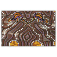 Tobwabba Aboriginal Art Fridge Magnet - Tobwabba Wombouit