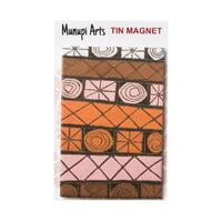 Munupil Aboriginal Art Tin Fridge Magnet - Jilamara Design