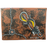 David Miller Stretched Canvas (18cm x 14cm) - Platypus (Brown)