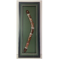 Framed Killer Hunting Boomerang - (Handpainted design) - Kangaroo