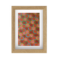 Framed Aboriginal Art PRINT (13cm x 18cm) - Didgeridoo Dreaming