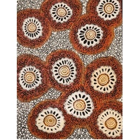 Kampurarpa &amp; Imangka-Imangka UNstretched Canvas (61cm x 81cm) - Iwiri Aboriginal Art