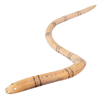 Maruku Arts Aboriginal Traditional Large Carved Snake (Liru) (1.2m)