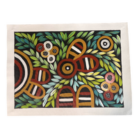 Raintree Aboriginal Art UNStretched Canvas (60cm x45cm) - Body Painting (Awelye)