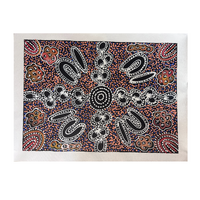 Raintree Aboriginal Art UNStretched Canvas (60cm x 45cm) - Bush Tucker
