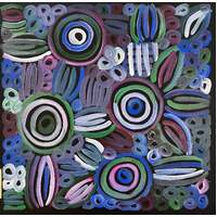 Raintree Aboriginal Art UNStretched Canvas [60xm x 60cm] - Women&#39;s Ceremony