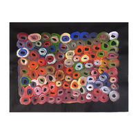 Raintree Aboriginal Art UNStretched Canvas (60cm x 45cm) - Water Soakage