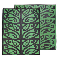 New Zealand Recycled Mat - Medium - Mangopare (Green/Black)