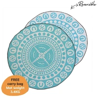 Aboriginal Recycled Mat - 3m Round - Garrima