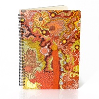 Better World Aboriginal Art A4 Spiral Notebook (100 pge) - Family &amp; Country