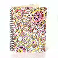 Better World Aboriginal Art A5 Spiral Notebook(150 pge) - Celebration of Life