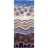 Better World Aboriginal Art Magnetic Bookmark - Where the Land Meets the Sea