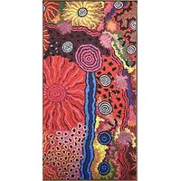 Better World Aboriginal Art Magnetic Bookmark - Family Travelling