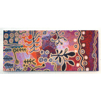 Better Workd Aboriginal Art Magnetic Bookmark - Yam & Bush Potato Dreaming