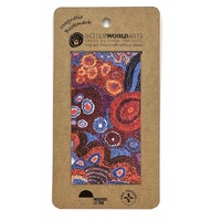 Better World Aboriginal Art Cardboard Magnetic Bookmark - Seven Sisters