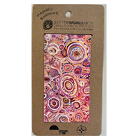 Better World Aboriginal Art Cardboard Magnetic Bookmark - Ramindjeri Dreaming