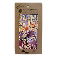 Better World Aboriginal Art Cardboard Magnetic Bookmark - Yam &amp; Bush Potato Dreaming