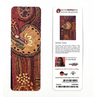 Better World Aboriginal Art Paper Bookmark - Kunga Kutjara (Two Sisters)
