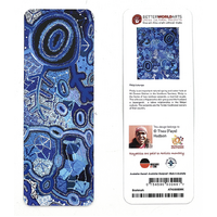 Better World Aboriginal Art Paper Bookmark - Pikilyi Jukurrpa
